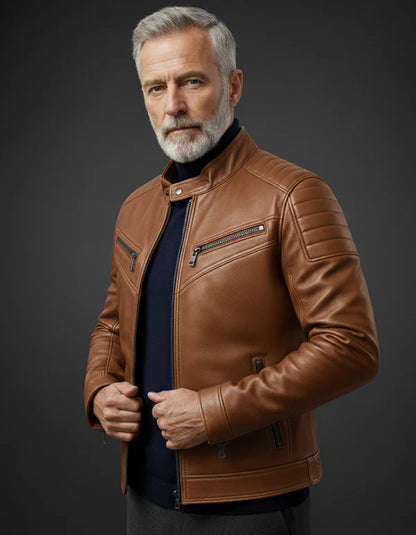 OFERTA DE NAVIDAD | CHAQUETA CUERO PARA HOMBRE